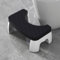Tritthocker für Erwachsene und Kinder Toilettenhocker Erwachsene Schnelle Hilfe gegen Hämorrhoiden Blähbauch Verstopfung Blähungen Toilette Töpfchen Hocker für Badezimmer (Schwarz)