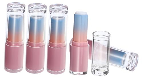 Healeved 15stücke Gradient Lipstick Tubes Transparente Diy Leere Lippenbalsambehälter Für Lippenpflege Und Make-up Für Anfänger Und Reisen