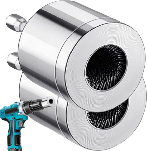 Nettoyeur De Tuyaux En Cuivre Métallique - 1/2 Pièces Brosse De Nettoyage De Tubes De Forage En Métal | 15/22mm Brosse De Nettoyage Pour Tuyaux | Brosses De Nettoyage Pour Perceuse | Outil Nettoyage