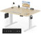 Homall Höhenverstellbarer Schreibtisch 120x80 cm, Elektrischer Schreibtisch mit Vierteilige Tischplatte, Computertisch mit Memory Funktion,Standing Desk