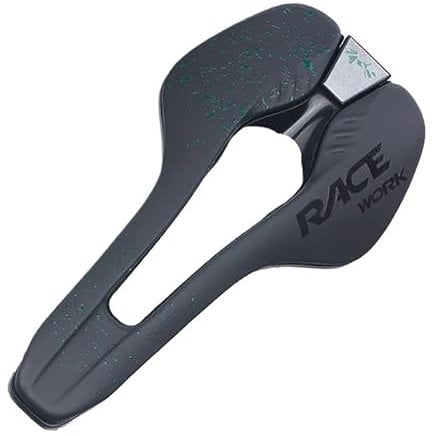 CHENJIAHAO Fahrradsattel Herren Rennradsattel 270 x 140 mm, Ultraleicht, atmungsaktiv, Rennfahrradsattel for Herren, weich, bequem, MTB-Fahrradteile Fahrradsattel(Green Saddle)