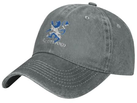 RDCGRS Baseball Cap Lion Rampant Scotland Scottish Flag Denim Hats Cowboy Fisherman's Hat Outdoors Halloween