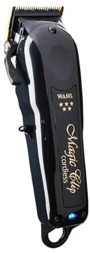 Wahl Cordless Magic Clip - Haarschneidemaschine für optimales Blending - Mit oder Ohne Kabel - Leistungsstarker Motor - Schwarz