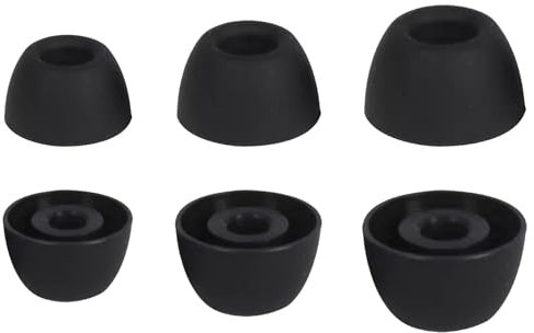 Aiyraa 3 Paar Silikon-Ohrstöpsel Für Galaxy Buds Pro & 2, Anti-Rutsch Mit Staubschutznetz Ersatz-Ohrstöpsel, Flexibel,passend Für Ladehülle (S/M/L, Schwarz)