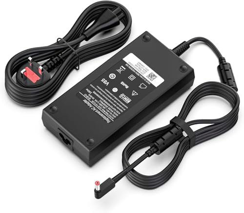 180W AC Charger Adapter Suitable Compatible for Acer Predator Helios 300 Gaming Laptop PH315-51-78NP G3-571-77QK G3-571 G3-572 PH315-51 PH315-52 PH317-51 PH317-52 Nitro 5 AN51.55-55-55E3 ADP-180MB K