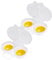 Asheyya 2 Pcs Microwave Egg Poacher Omelette Maker Cooker for Home Kitchen Gadgets