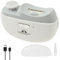 GWCYMYD 3 in 1 Automatic Nail Trimmer, Rechargeable Electric Nail Clippers with Nail Scraps Collector, Auto Fingernail Grinder Cutter for Babies, Kids, Adults and Seniors (White)