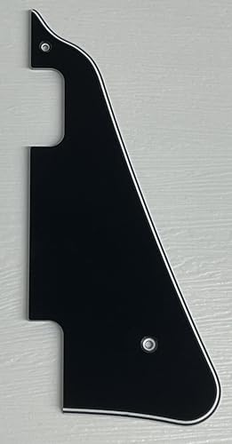Pickguard kompatibel für Epiphone Les Paul LP P90 Style Gitarre (4-lagig, schwarz)