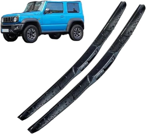 WEIQQI Scheibenwischer Heckwischer Vorne für Suzuki Jimny MK4 2018-2023, Wischer Scheibenwischerblätter Set für Frontscheibe Wischerblätter