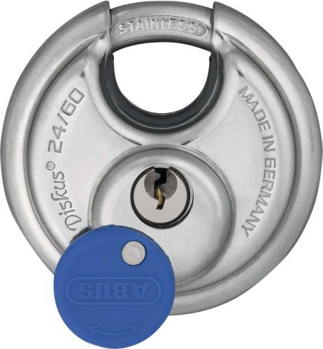 Abus 32503 Diskus Cadenas en acier inoxydable avec clé unique EE0121