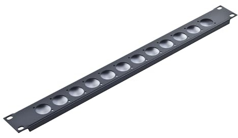 Adam Hall U-Rackblende 1 HE Stahl