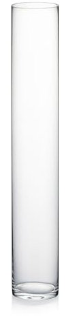 WGVI Vase cylindrique, Verre, 10,2 cm w-1p., 24 H