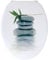 GELCO Design Abattant WC Galets, Bois Moule, Gris, 46.5 x 37.6 x 6 cm