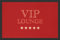 empireposter VIP Lounge (rot) - Fussmatte, Größe: 60 x 40 cm, Material Polypropylen