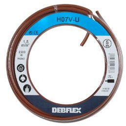 Debflex 110316 - Cable eléctrico color Marrón