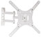 ProperAV Soporte de Pared Blanco para TV de 23 Pulgadas, 24 Pulgadas, 28 Pulgadas, 32 Pulgadas, 37 Pulgadas, 40 Pulgadas, 42 Pulgadas, 43 Pulgadas, 46 Pulgadas, 50 Pulgadas, 55 Pulgadas, inclinación