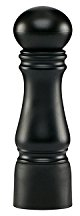CrushGrind NEW YORK Mini Gewürzmühle/Pfeffermühle/Salzmühle mit Keramikmahlwerk, 12cm, schwarz