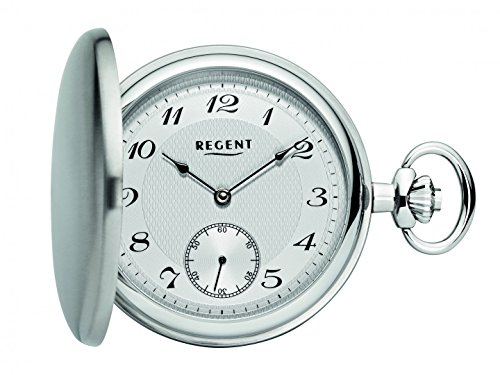 Regent mechanische Taschenuhr Savonette Sprungdeckel 31703 inkl. Gravur