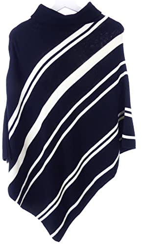 OPUS Damen Schal Afola Poncho, Schwarz (Black 900), One size (Herstellergröße: 0)