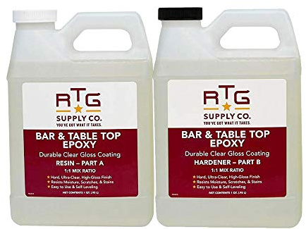 RTG Supply Co. Bar & Table Top Epoxy Resin - 2-Quart Kit