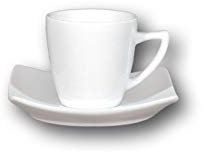 Tokio Kaffeeservice für 6 Personen, Porzellan, Weiß