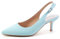 Greatonu Damen Riemchen Pumps Modische Spitze Party Business Hochzeit Sandalen Lichtblau Größe 41 EU