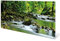 banjado® Wandgarderobe aus Echtglas/Design Garderobe 80x40x6 cm groß/Flurgarderobe mit 5 Haken/Magnetisches Garderobenpaneel Motiv Wasserfälle
