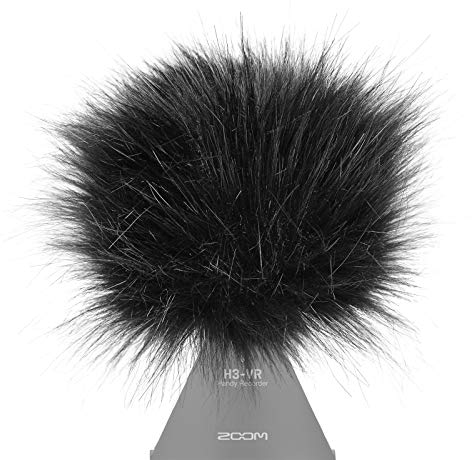 Gutmann Mikrofon Windschutz Fell für Zoom H3-VR Handgefertigt in Deutschland