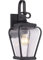 Licht-Erlebnisse Wandlampe BIBURY Schwarz Metall IP44 Vintage Außenleuchte Laterne Haustür Hof Terrasse Eingang