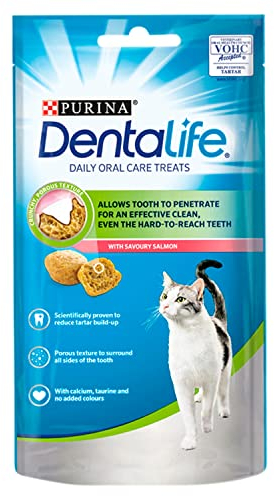 Dentalife Chat Dentaire Saumon à Mâcher 40g