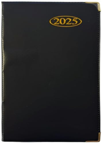 Terminplaner 2020 Taschenformat, Wochenansicht, Metallrand Schwarz