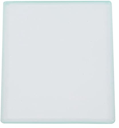 Glas Burnisher, DIY Lederhandwerk Glas Slicker zum Polieren, Lederpolieren Platte Lederhandwerk Werkzeuge, 13 * 10 * 0.8cm