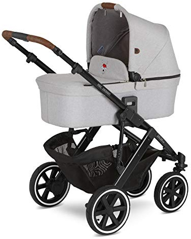 ABC Design 3 in 1 Kinderwagen Salsa 4 Air Fashion Edition Starter Set – Kombikinderwagen für Neugeborene & Babys – Inkl. Sportsitz, Tragewanne und Zubehör – Radfederung & Luftreifen – Farbe: deer