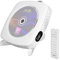 Lecteur CD, Haut-Parleur HiFi Bluetooth, Lecteur Flash USB, Boombox Audio AUX Line-in, Radio FM, Portable, Montage Mural et Support de Bureau, avec télécommande