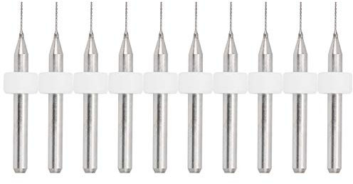 10 pièces Micro forets, foret 0.4mm pour gravure de carte de circuit imprimé SMT et nettoyage de buse d'imprimante 3D