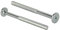 woplus Flachkopfschrauben Möbelschrauben Möbelverbinder Stahl Verzinkt M6 x 80mm Flachkopf Antrieb:Innensechskant SW4 (10 Stück M6 x 80mm)