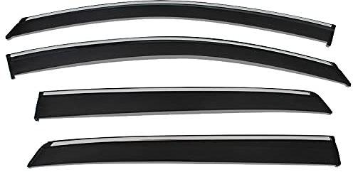 AutOcean Side Window Deflectors For VW Golf R-line TSI EVO 2017 2018 2019 2020 Window Visor Sun Rain Deflector Guards Window Shield