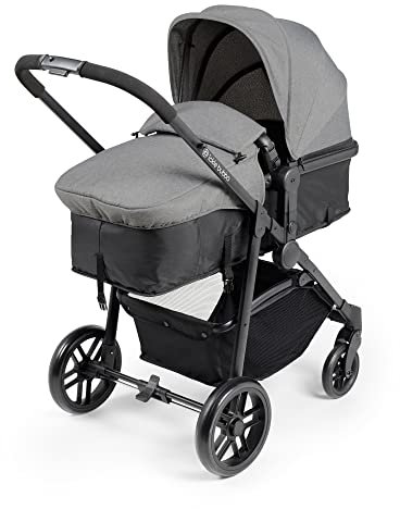 Ickle Bubba Star 2-in-1 Kinderwagen | Cabrio-Sitz, wendbar, UPF 50+ Sonnenschutz, großer Korb, einhändig faltbar, kompakt und langlebig für den täglichen Gebrauch