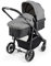 Ickle Bubba Star 2-in-1 Kinderwagen | Cabrio-Sitz, wendbar, UPF 50+ Sonnenschutz, großer Korb, einhändig faltbar, kompakt und langlebig für den täglichen Gebrauch