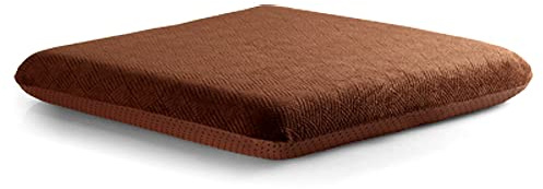 Sigmat Recliner Cushion for Elderly with Memory Foam 20x20x3 Inches Large Square Seat Cushion for Recliner Chair, Floor Pillow, Truck Seat Cushion Coffee
