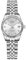 BUREI 30MM Mode Damen Uhr Silber Edelstahl Armbanduhren Analog Quarz Uhren mit Kalender