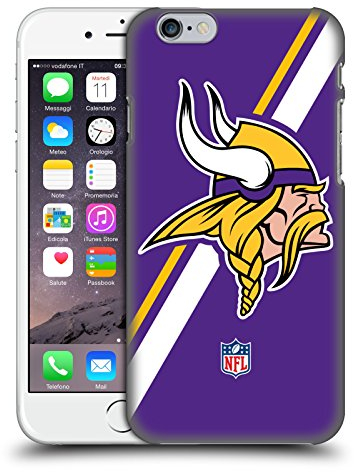 Head Case Designs Offizielle NFL Streifen Minnesota Vikings Logo Harte Rueckseiten Handyhülle Hülle Huelle kompatibel mit Apple iPhone 6 / iPhone 6s