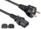 AJTECH® 5M Cavo di Alimentazione PC - Connettore IEC-C13 Certificato CEE 7/7 Tipo Spina Cavo di Alimentazione in Rame Puro 0,75mm² - Sostituzione per Computer Monitor Stampante UPS TV Bollitore - 5M