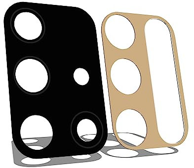 IS-TECK Kompatibel mit Samsung Galaxy A71 SM-A715F Ersatz Kamera Glas Linse inkl. Kleber Set
