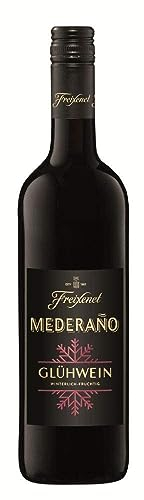 Freixenet Mederaño Glühwein aus Roséwein (1 x 0,75 l) - fruchtig-würziger Glühwein Rosé; herrliche Fruchtaromen treffen auf würzigen Zimt; halbtrocken; heißer Genuss im Advent und an Weihnachten