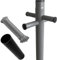 Amari Bargains 2.4m Clothes Post With 30M Line - Outdoor Garden Cloth Drying Towel Dryer - Heavy Duty Washing Laundry Clothesline - Traditional 2.4 Metre Tall Post - With Ground Socket - 8ft Post Pole