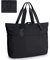 bagsmart Tote Bag for Women, Foldable Tote Bag, Handbags & Shoulder Bags with Zipper for Travel, Beach, Gym, Work, School