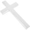 Amosfun Dekoration Weißes Wandkreuz Holz Christliches Wandkreuz Handgefertigt Antike Plakette Hängendes Wandkruzifix Spirituelles Religiöses Kreuz Für Die Wanddekoration In Der Kirche