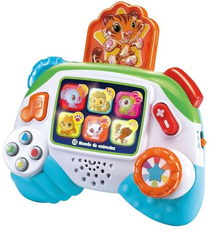VTech Leapfrog Mando de Animales, Primera Consola bebés +9 Meses, Juguete Interactivo con Actividades, Juego de imitación, Fortalece Habilidades motoras, Versión ESP