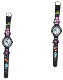 SAFIGLE 2St für Kinder ansehen kinderuhren armbanduhr kinder armbanduhren kinder Roboter-Kinderuhr Mädchenuhr Jungen Schöne Uhr Quarzuhr für Kinder Karikatur Anschauen Quarzuhren Student